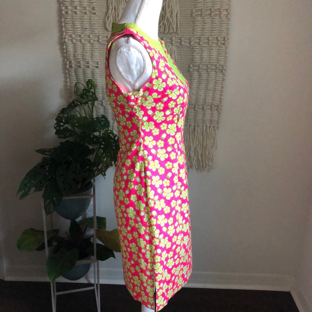 Lilly Pulitzer Dune Buggy Modern Shift Dress Sz. 2 - Picture 5 of 6